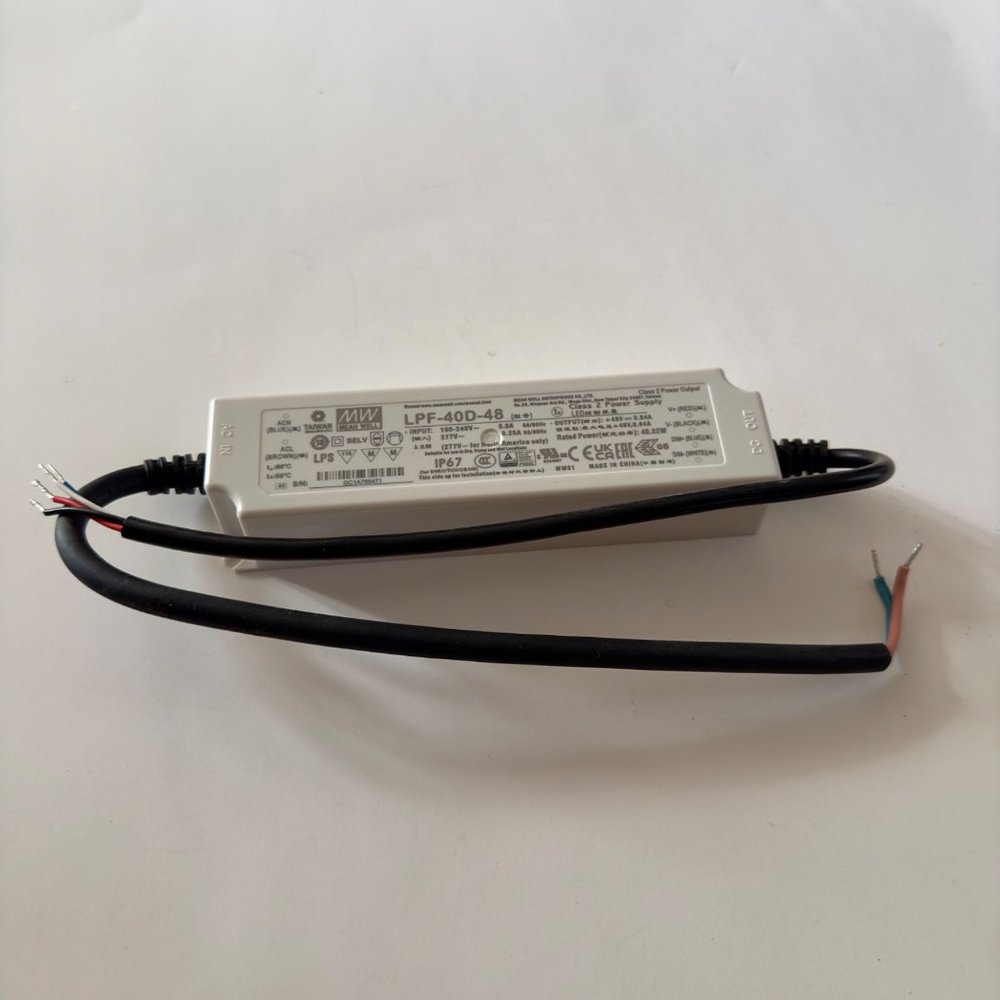 Mean Well LPF-40D-48 LED Ac/Dc Power Supply NWOB
